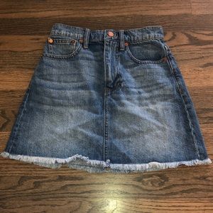 Madewell high-waisted Jean skirt